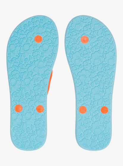 roxy, Tahiti - Sandales pour Femme, CLASSIC ORANGE/FLY BLUE (ofl) Tahiti - Flip-Flops for Women  ARJL100869