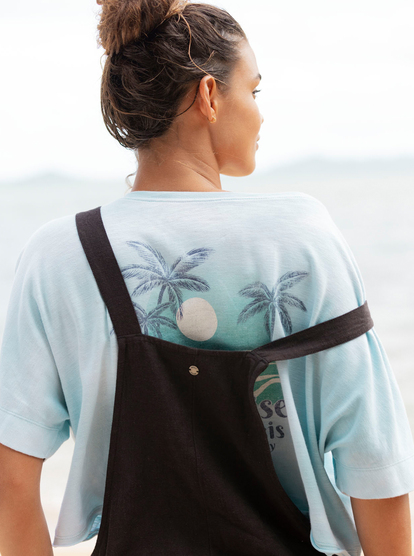 Happy Palms - Oversized T-Shirt for Women  ARJZT06980