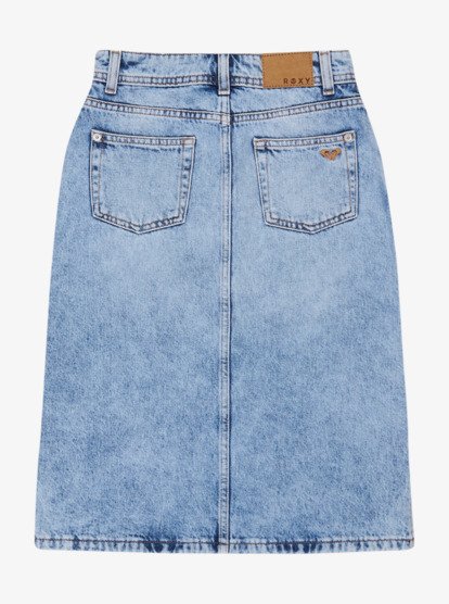 Glossy Candy - Midi Length Denim Skirt for Girls 4-16  ERGDK03004