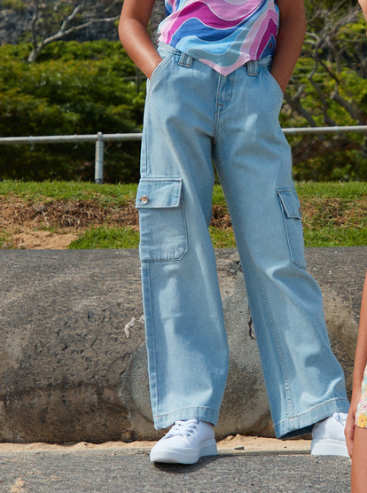 Vêtement Bébé Fille Femmes Taille élastique Pantalon Long Jambes Larges Pantalon De Vêtement Enfant Polyester