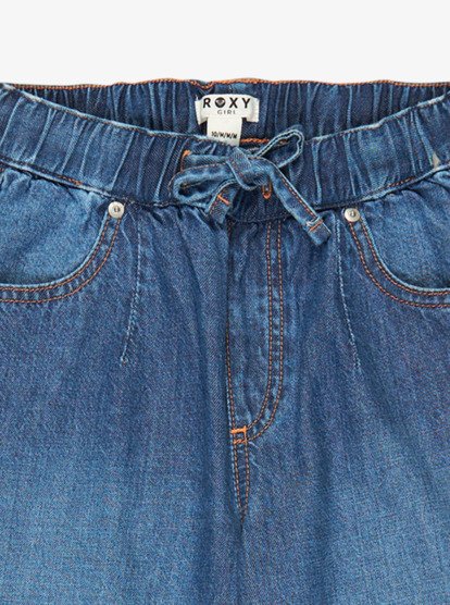 roxy, Thousand Stars Denim - Joggers for Girls 4-16, MEDIUM BLUE (bmtw) Thousand Stars Denim - Joggers for Girls 4-16  ERGDP03079