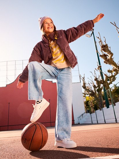 Milla Wide Mid Leg Rg - Cropped Trousers for Girls 4-16  ERGDP03080