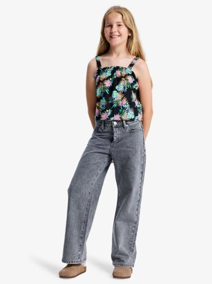 Dawn Patrol Mid Lava - Loose Fit Denim Jeans for Girls 4-16  ERGDP03081