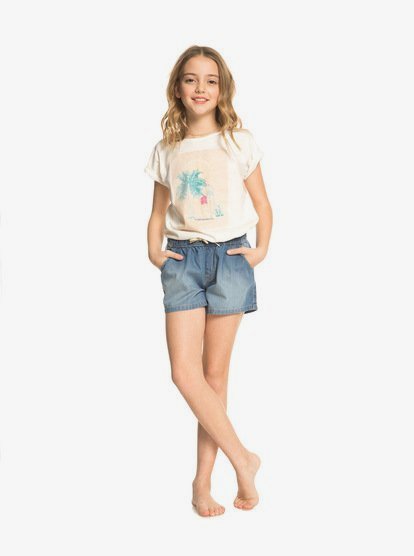 Honey Sunday - Elasticated Denim Shorts  ERGDS03057