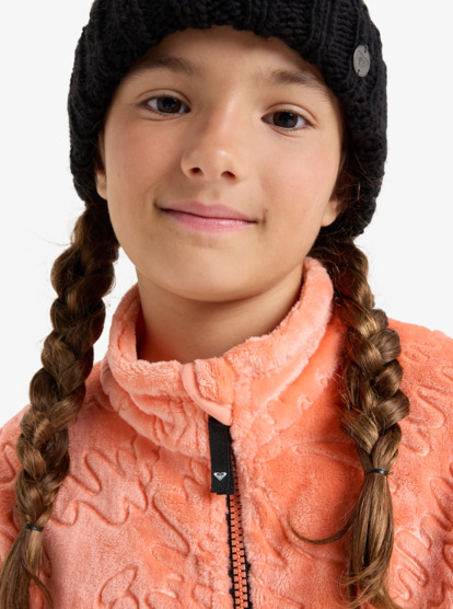 roxy, Igloo - Funktionelles Mid-Layer für Mädchen 8-16, CORAL CHIC BIG FLOWER EMBOSS (nkn1) Igloo - Technical Mid Layer for Girls 8-16  ERGFT04013