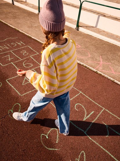 Little Things - Striped Sweatshirt for Girls 4-16  ERGFT04023