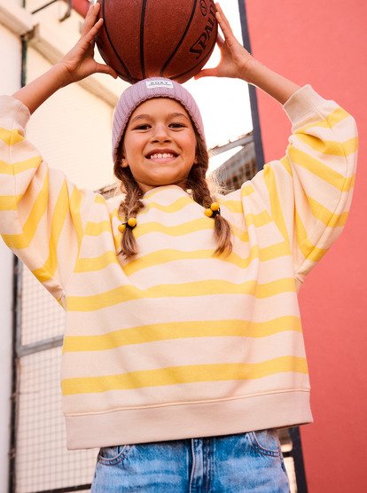 Little Things - Striped Sweatshirt for Girls 4-16  ERGFT04023