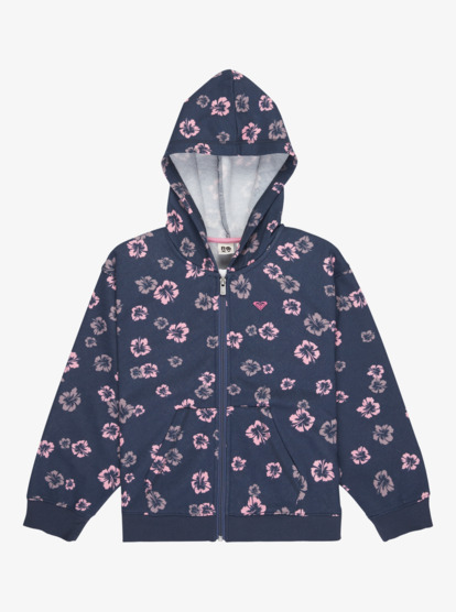 Twenty Five Miles - Printed Zip Hoodie for Girls 4-16  ERGFT04024
