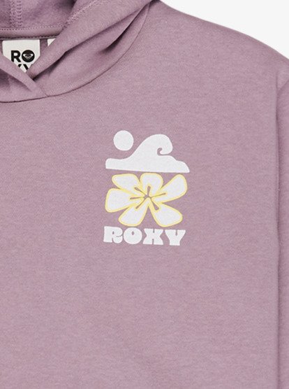 roxy, Surf Feeling Brushed - Sweatshirt com capuz para raparigas 4-16, NIRVANA (pjq0) Surf Feeling Brushed - Hoodie for Girls 4-16  ERGFT04028