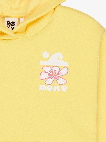 roxy, Surf Feeling Brushed - Hoodie for Girls 4-16, LEMON DROP (yfc0) Surf Feeling Brushed - Hoodie for Girls 4-16  ERGFT04028