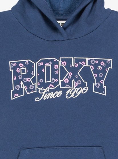 roxy, Surf Feeling Brushed Vt - Hoodie für Mädchen 4-16, VINTAGE INDIGO (byl0) Surf Feeling Brushed Vt - Long Sleeves Hoodie for Girls 4-16  ERGFT04033