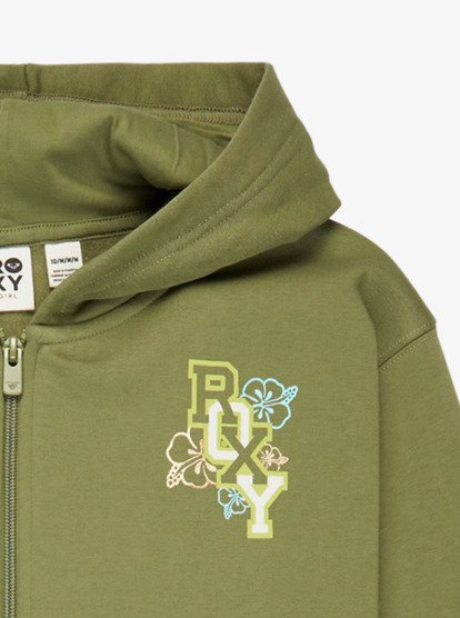 Midnight Hike Brushed - Zip-Up Hoodie for Girls 4-16  ERGFT04039