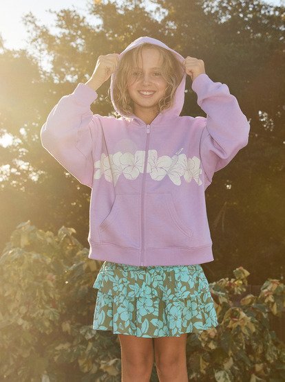 Midnight Hike Brushed - Zip-Up Hoodie for Girls 4-16  ERGFT04039
