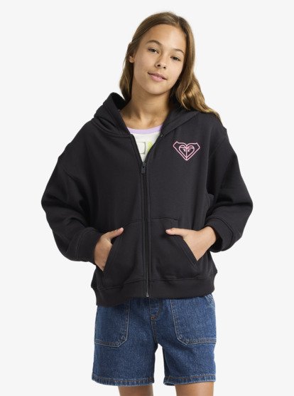 Midnight Hike Brushed - Zip-Up Hoodie for Girls 4-16  ERGFT04039