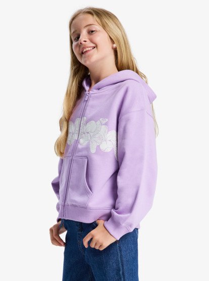 Midnight Hike Brushed - Zip-Up Hoodie for Girls 4-16  ERGFT04039