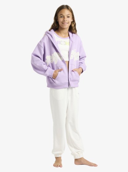 Midnight Hike Brushed - Zip-Up Hoodie for Girls 4-16  ERGFT04039