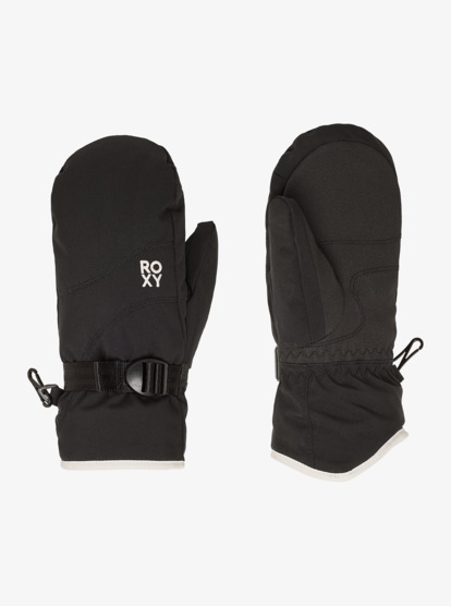 roxy, Roxy Jetty Girl Solid - Technical Snow Mittens for Girls, TRUE BLACK (kvj0) Roxy Jetty Girl Solid - Technical Snow Mittens for Girls  ERGHN03050