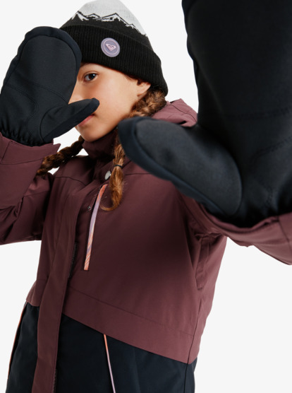 roxy, Roxy Jetty Girl Solid - Technical Snow Mittens for Girls, TRUE BLACK (kvj0) Roxy Jetty Girl Solid - Technical Snow Mittens for Girls  ERGHN03050