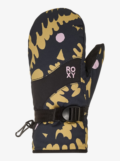 roxy, Roxy Jetty Girl - Technical Snow Mittens for Girls, FENNEL SEED BIG FLOWER RG (tmg2) Roxy Jetty Girl - Technical Snow Mittens for Girls  ERGHN03051