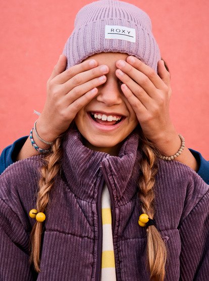 roxy, Smile Right Now - Padded Puffer Corduroy Jacket for Girls 4-16, HUCKLEBERRY (rrf0) Smile Right Now - Padded Puffer Corduroy Jacket for Girls 4-16  ERGJK03139