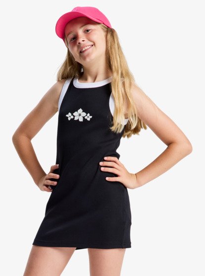 Iconic Days - Sleeveless Rib Knit Dress for Girls 4-16  ERGKD03280