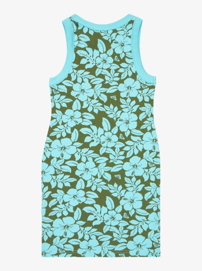 Iconic Days Printed - Sleeveless Rib Knit Dress for Girls 4-16  ERGKD03283