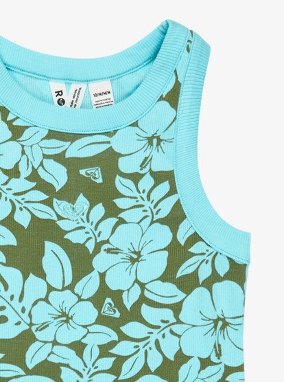 Iconic Days Printed - Sleeveless Rib Knit Dress for Girls 4-16  ERGKD03283