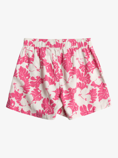 Blue Ocean Floor Slub - Elasticated Waist Shorts for Girls 4-16  ERGNS03164