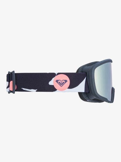 roxy, Missy - Ski/Snowboard Goggles for Girls, BIG FLOWERS/CLUX ML ORANGE S3 (kvm0) Missy - Ski/Snowboard Goggles for Girls  ERGTG03026