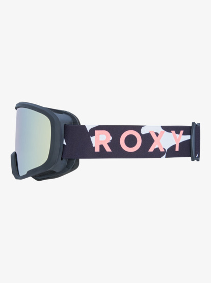 roxy, Missy - Ski/Snowboard Goggles for Girls, BIG FLOWERS/CLUX ML ORANGE S3 (kvm0) Missy - Ski/Snowboard Goggles for Girls  ERGTG03026