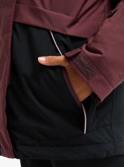 roxy, Dawnrae Parka - Technical Snow Jacket for Girls 8-16, HUCKLEBERRY (rrf0) Dawnrae Parka - Technical Snow Jacket for Girls 8-16  ERGTJ03190