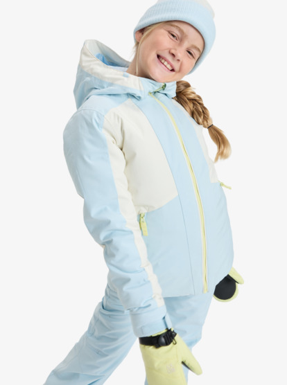 roxy, Dreamountains - Technical Snow Jacket for Girls 8-16, ICE BLUE (bzm0) Dreamountains - Technical Snow Jacket for Girls 8-16  ERGTJ03193