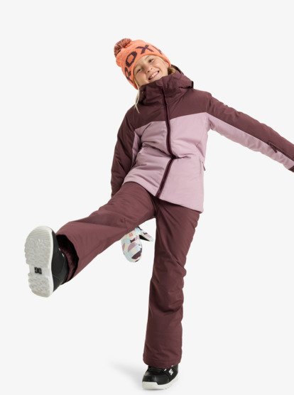roxy, Free Jet Block - Technical Snow Jacket for Girls 8-16, DISCREET MAUVE (mgq0) Free Jet Block - Technical Snow Jacket for Girls 8-16  ERGTJ03197