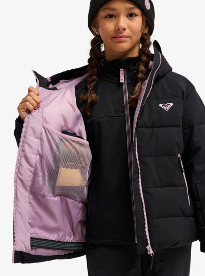 roxy, Snowyhill Puffy 10K - Technical Snow Jacket for Girls 8-16, TRUE BLACK (kvj0) Snowyhill Puffy 10K - Technical Snow Jacket for Girls 8-16  ERGTJ03205