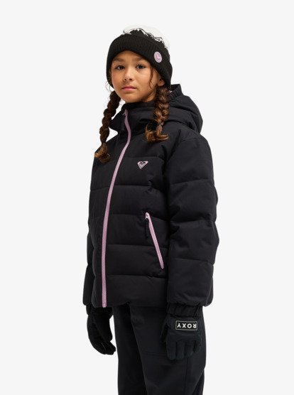 roxy, Snowyhill Puffy 10K - Technical Snow Jacket for Girls 8-16, TRUE BLACK (kvj0) Snowyhill Puffy 10K - Technical Snow Jacket for Girls 8-16  ERGTJ03205