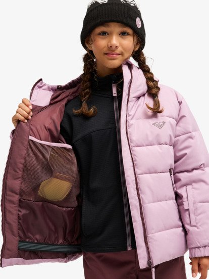 roxy, Snowyhill Puffy 10K - Technical Snow Jacket for Girls 8-16, DISCREET MAUVE (mgq0) Snowyhill Puffy 10K - Technical Snow Jacket for Girls 8-16  ERGTJ03205