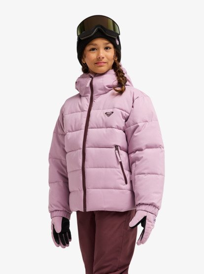 roxy, Snowyhill Puffy 10K - Technical Snow Jacket for Girls 8-16, DISCREET MAUVE (mgq0) Snowyhill Puffy 10K - Technical Snow Jacket for Girls 8-16  ERGTJ03205
