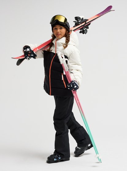 roxy, Snowyhill Puffy 10K - Technical Snow Jacket for Girls 8-16, WHISPER WHITE (wcf0) Snowyhill Puffy 10K - Technical Snow Jacket for Girls 8-16  ERGTJ03205