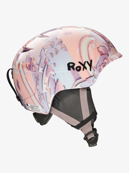 roxy, Slush - Snow Ski Helmet for Girls, CORAL CHIC PAPERCUT (nkn2) Slush - Snow Ski Helmet for Girls  ERGTL03030