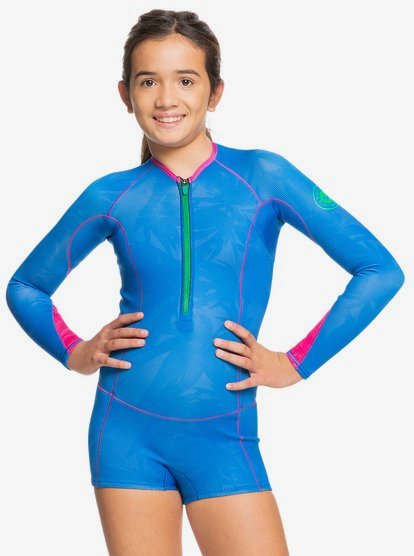 1mm POP Surf - Long Sleeve Front Zip Springsuit for Girls 8-16  ERGW403014
