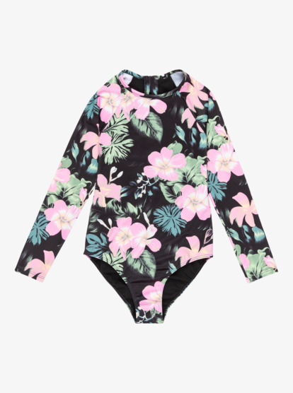 Shadow Floral - Long Sleeves Swimsuit for Girls 6 - 16  ERGWR03441