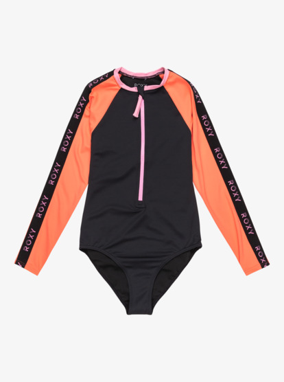 Colorblock - Long Sleeves Swimsuit for Girls 6 - 16  ERGWR03444