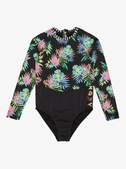 Roxy Active - Long Sleeve One-Piece Swimsuit for Girls 6-16  ERGWR03485