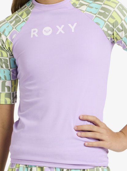 Roxy Active - Short Sleeve Rash Vest for Girls 6-16  ERGWR03486
