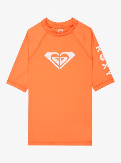 Whole Hearted - Short Sleeve Rash Vest for Girls 6-16  ERGWR03491