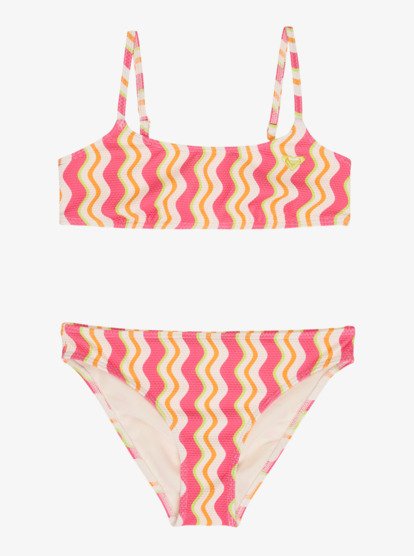 Bold Waves - Two Piece Bralette Bikini Set for Girls 6-16  ERGX203706