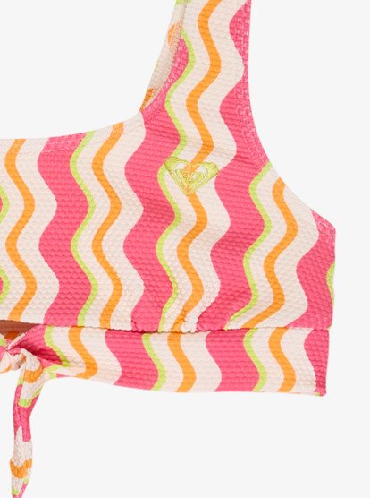 Bold Waves - Two Piece Crop Bikini Set for Girls 6-16  ERGX203707