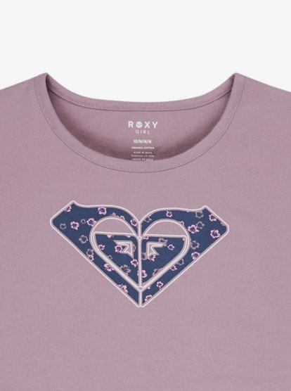 roxy, Lily Night - Short Sleeve T-Shirt for Girls 4-16, NIRVANA (pjq0) Lily Night - Short Sleeve T-Shirt for Girls 4-16  ERGZT04139
