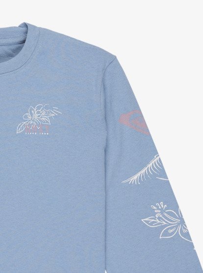 roxy, Orchidregular Go - Camisola de manga comprida para raparigas 4-16, BLUE BLIZZARD (bkj0) Orchidregular Go - Long Sleeve T-Shirt for Girls 4-16  ERGZT04141