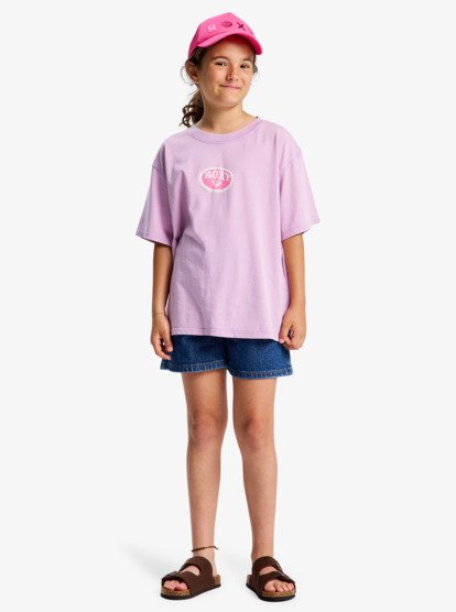 Eveoversize Washed - Short Sleeve T-Shirt for Girls 4-16  ERGZT04157